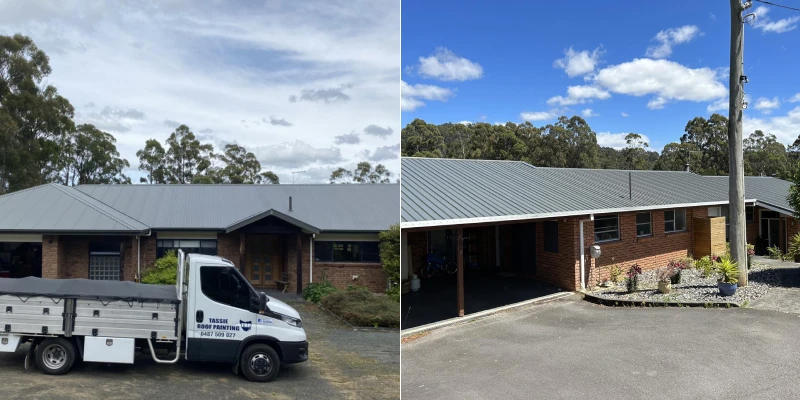 roof repair and painting in Tasmania